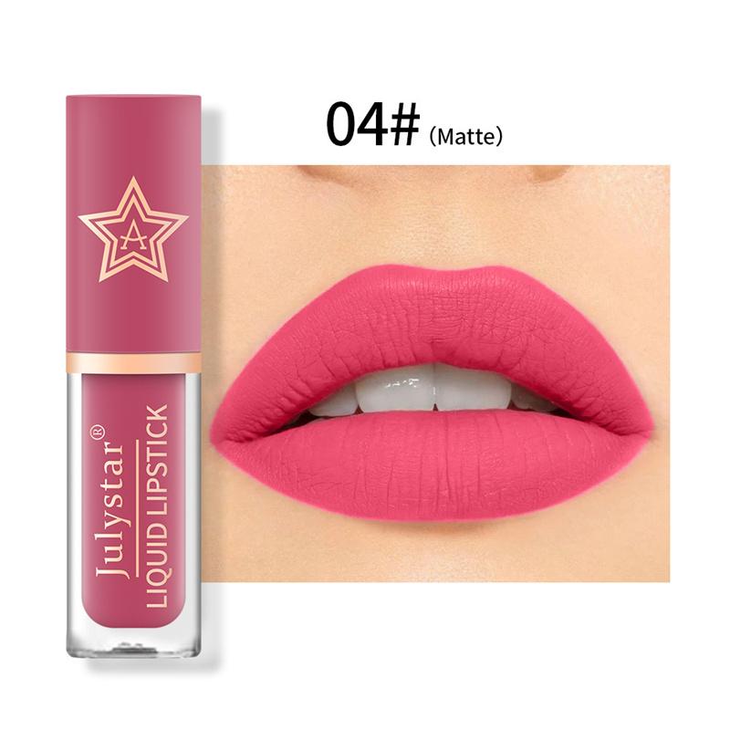 Natural Three-dimensional Matte Lip Gloss Star Lip Glaze Moisturizes Long-lasting Non-fading Non-stick Cup Pearl Lipstick