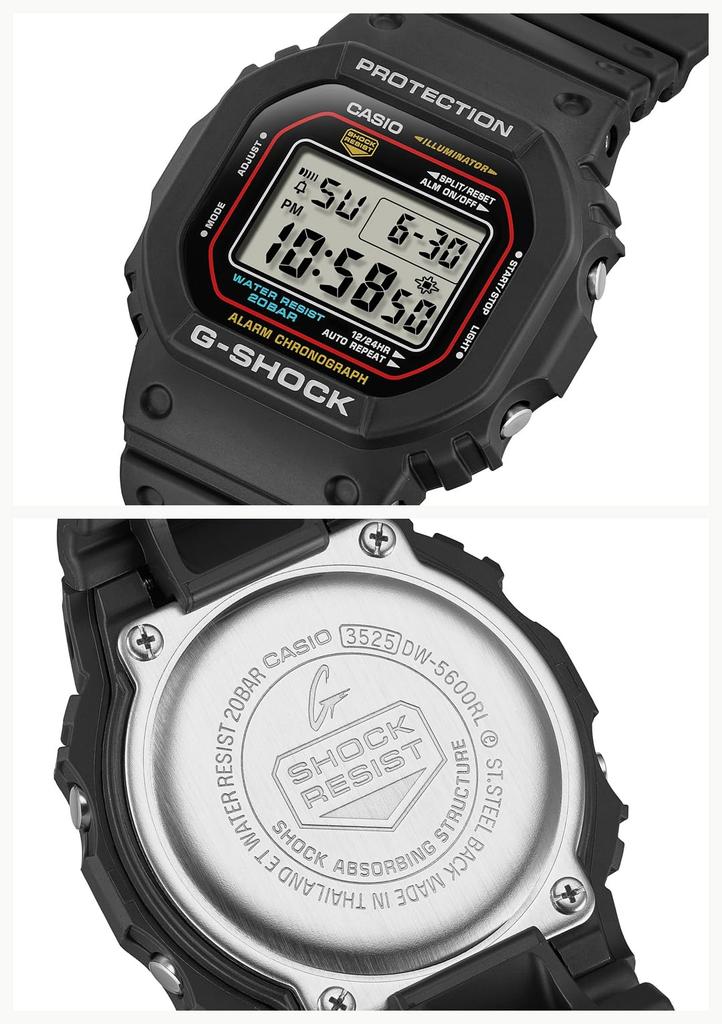 Watch Styles Black [Casio] G-Shock []Iconic DW-5600RL-1JF Men's