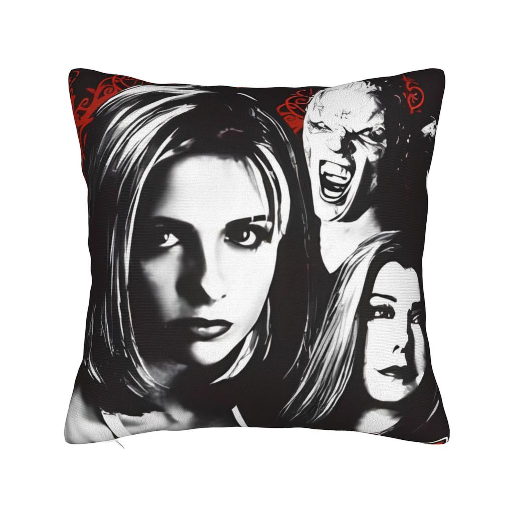 Pillow Case Buffys the V-Vampire Slayer Comfy Pillow Cover For Office Car Home Decor Cute Funny Pillowcases