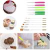 Cookie Decorating Kit Supplies Including 1 Acrylic Turntable 6 Scribe Needle 2 Silicone Mesh Mats 6 Cookie Decoration Brushes 4 Rubber Feet Bumpers