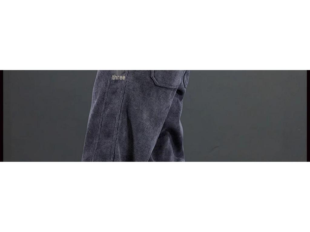 Мужские вельветовые спортивные штаны на флисовой подкладке на зиму 2025: Плотные повседневные хлопковые брюки для осени и зимы