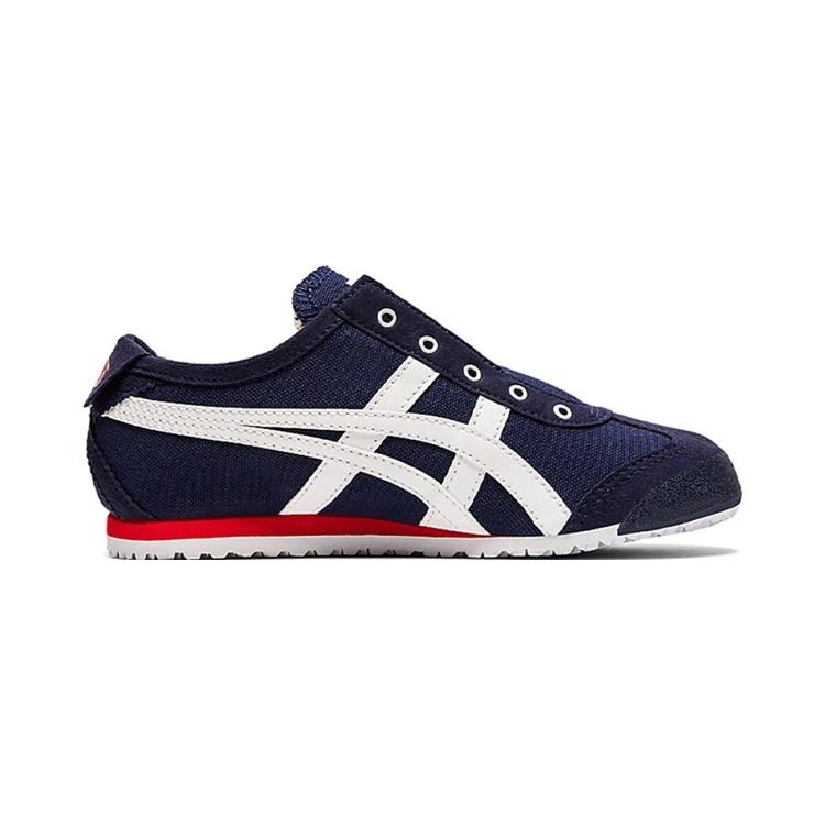 Onitsuka Tiger MEXICO 66 Comfortable Slip Resistant Abrasion Resistant Low top Sports Casual Shoes Navy Blue Kids' 1184A085-400