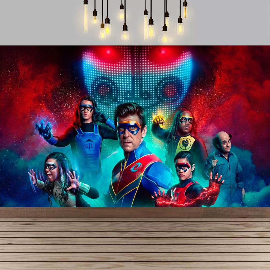 Henry Danger Birthday Party Backdrop Kids Superhero Party Photo Background Happy Birthday Banner Photography Decoration262
