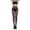 Halloween 2024 Black & White Rose Cross One-Piece Pantyhose - European & American Style