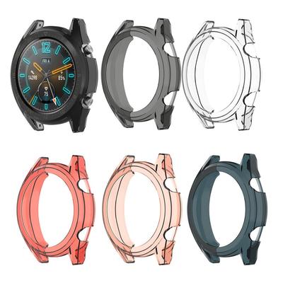Прозрачный тонкий защитный чехол из ТПУ для часов Huawei-Watch GT2 46 мм