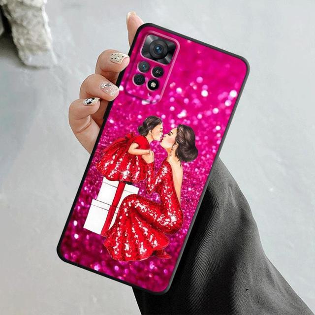 Чехол для телефона Xiaomi Redmi Note 12 11t 11s 11 10 8 Pro 9 9s 9t 8t для Mi 10 8 9a 9c 10c K40 для женщин Super Mom Baby Princess Queen