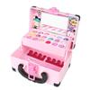 Girls Makeup Kit Kids Make Up Set Real Cosmetics Play Set with Travel Cosmetic Case Washable Party