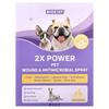 HICC Pet, 2X Power Pet Wound and Antibacterial Spray, for Dogs and Cats, 296 Ml (10 Fl Oz)