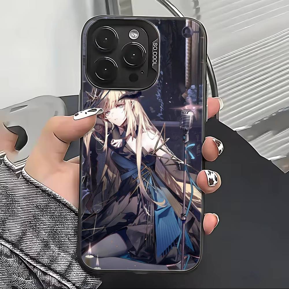 Чехол для телефона Arknights Для iPhone 17,16,15,14,13,12,11 Plus,Pro Max,XS,Цветной Серебристый Чехол для телефона Funda Cover