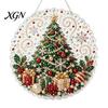 Novice Friendly Crafting Kit Christmas Faux Pearl Painting Suncatcher Kit, Cute Santa Snowman Tree 3D Beaded DIY Art Set Ornament, Handmade
