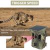 Wildlife Camera Solar Energy Trail Cam 4K with 1080P Night Vision Waterproof BT WiFi APP WiFi Cameras with Motion Activation