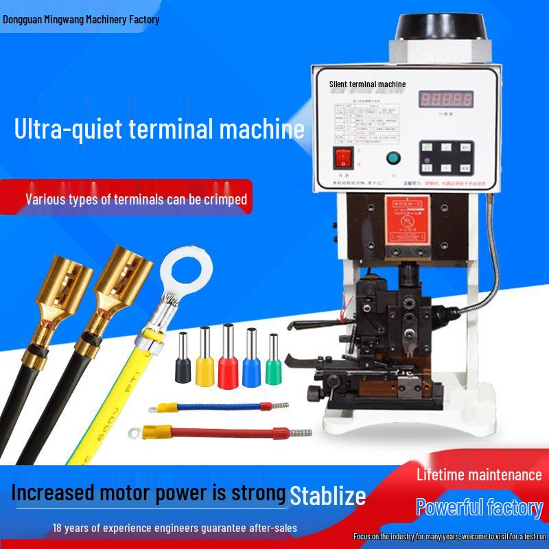 Multi-functional Automatic & Semi-Automatic Terminal Crimping Machine with Stripping Function