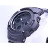 Casio G-SHOCK AWG-M100SBB-1AJF [ALL BLACK] Круглые часы из черной нержавеющей стали с цифровым и аналоговым циферблатом