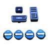 YANMW Pedal Brake and Accelerator Pedals for Honda and Aluminum Foot Pedal Blue Door Striker N-BOX Covers, N-BOX, N-WGN, N-Wagon, N-VAN, Custom, N-BOX