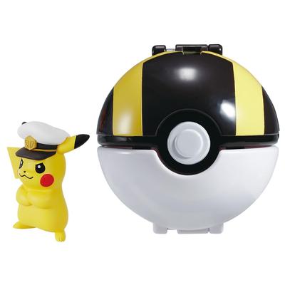 TAKARA TOMY Pocket Monster Коллекция монстров Pokedelze Капитан Пикачу (Гипербол)