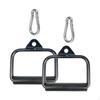 2Pcs Pulldown D Handle Fitness Equipment Arm Wrestling Exercise Cable Attachment Deadlift for
