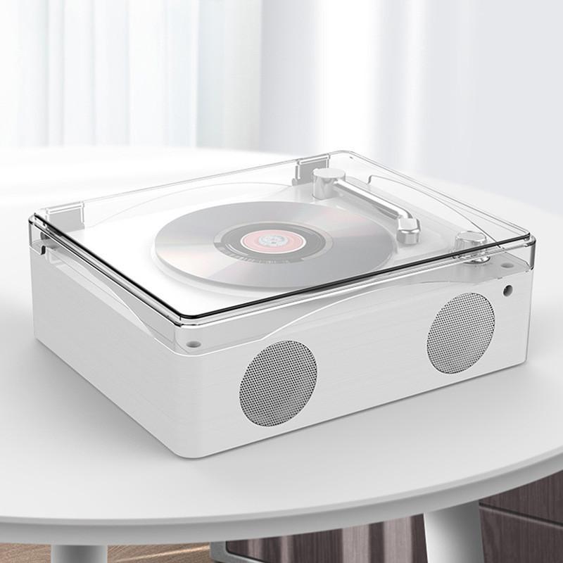 Ретро многофункциональный CD-плеер портативный высококачественный динамик все в одном совместимый с несколькими записями перезаряжаемый фонограф