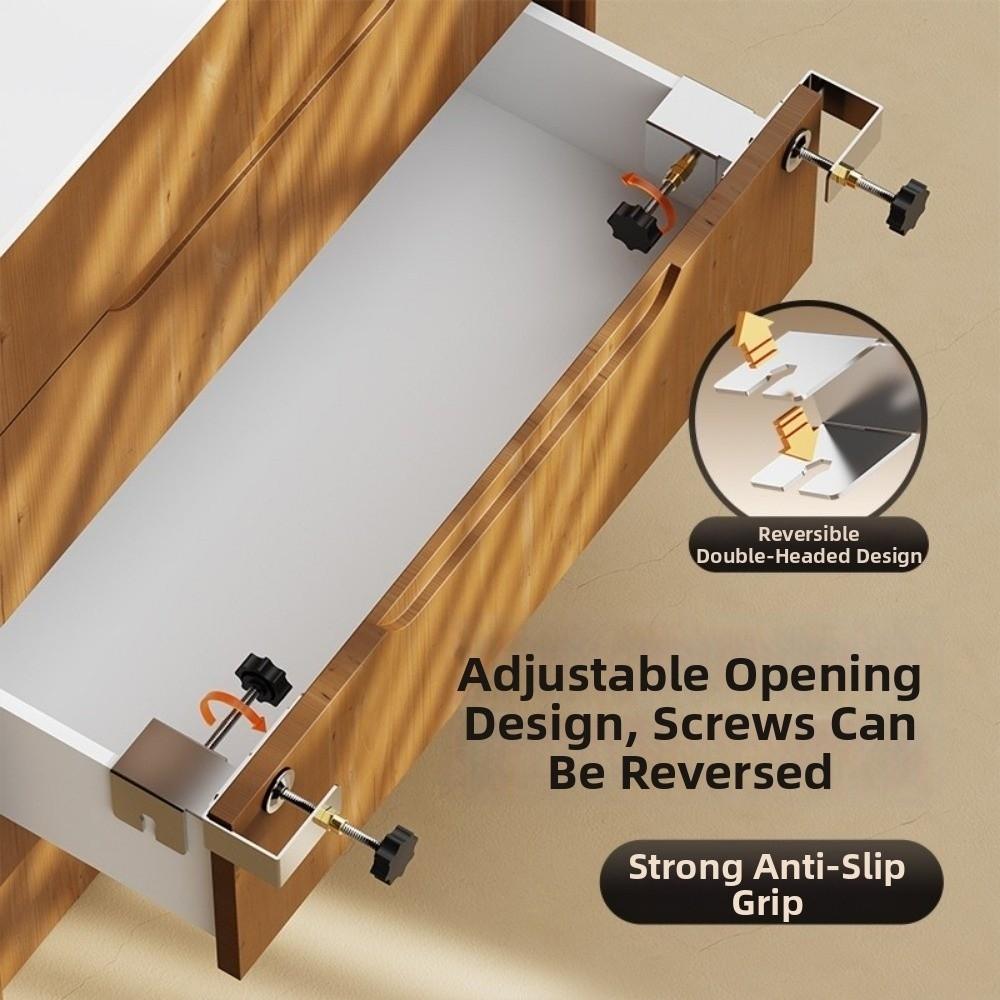 Stainless Steel Positioning Hole Opening Tool  Cabinet Door Installation