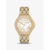 Крупные золотистые часы Camille Pavé MK4800