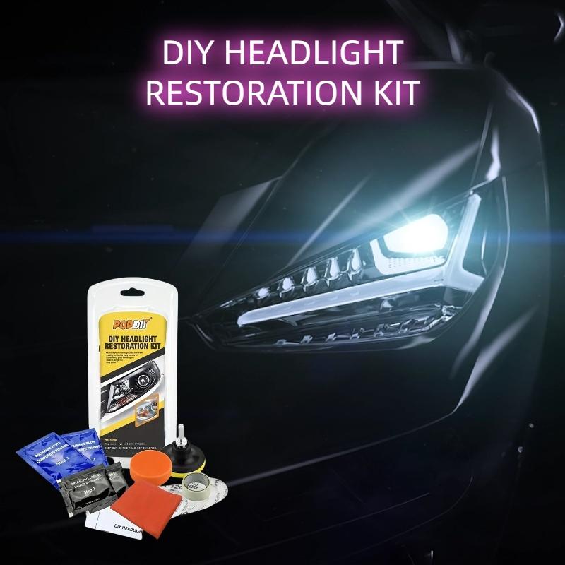 Средство для полировки фар автомобиля, средство для удаления царапин, жидкость для ремонта фар, набор жидкостей для обновления и обслуживания фар, автоаксессуары