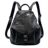 Genuine Leather Backpack for Women Black Top Layer Cowhide Women's Backpack Trendy and Versatile Soft Leather Women's Bag