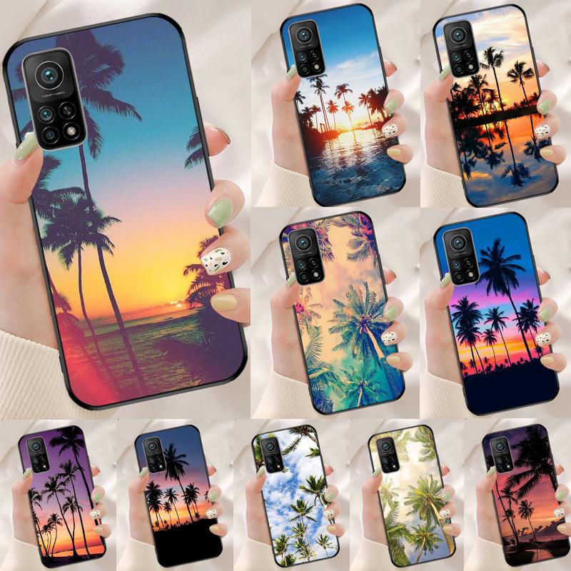 Закат Пальмы Чехол Для Xiaomi 13T 11T 12T 14T Pro 13 14 15 Ultra POCO X7 Pro X3 X5 X6 F5 F6 M6 Pro Чехол