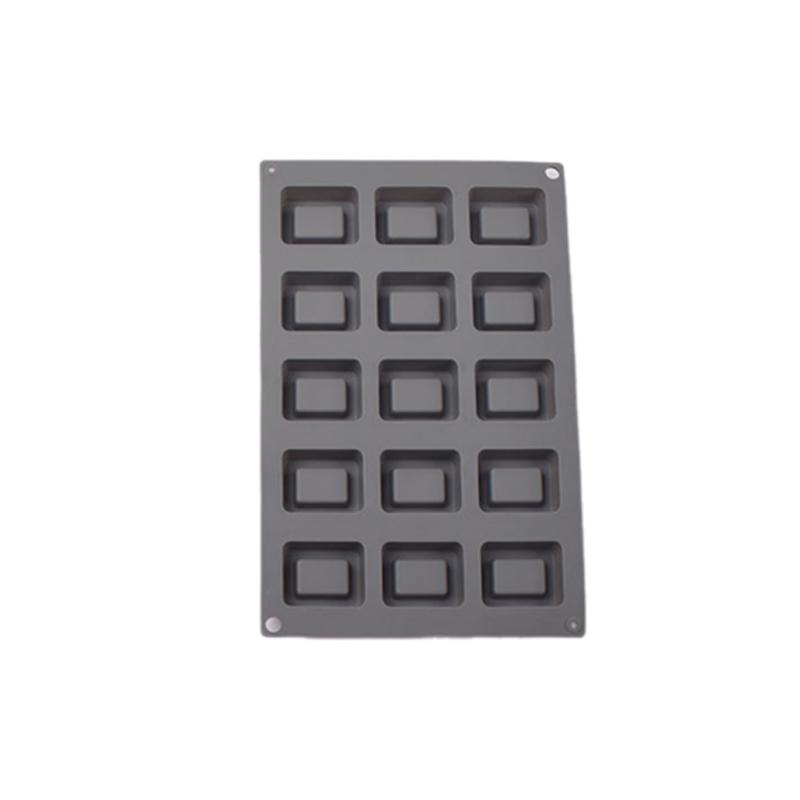 Square Donut Silicone Cake Mold Baking Jelly Pudding Chocolate Mold Muffin Cup Cake Biscuit Bake Tray