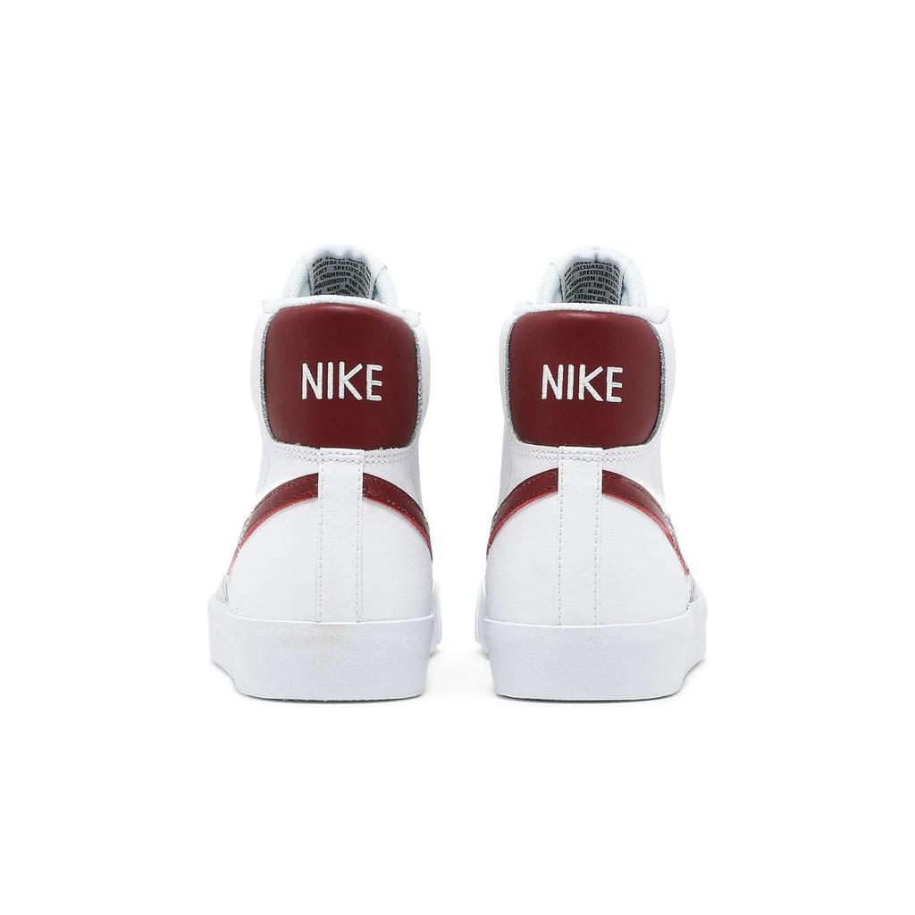 Nike Blazer Mid '77 Grade School 'White Team Red' (Unisex) White / White / Black / Team Red Kids' Skateboarding Shoes DA4086 102