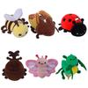Simulation Doll Insect Series Plush Toy Mantis Bee Keychain Backpack Small Pendant Doll