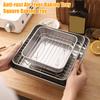 Air Fryer Rack Stainless Steel Grilling Rack Anti-Rust Reusable Baking Trays for Airfryer Oven Home Kitchen Gadgets