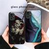 Текстура коры Для Redmi Note 14 Pro+ 13 Pro 8 9 9S 12S 10 Pro 11 12 13C 14C A3 12 13 K60 Ultra Черный Стеклянный Чехол для Телефона