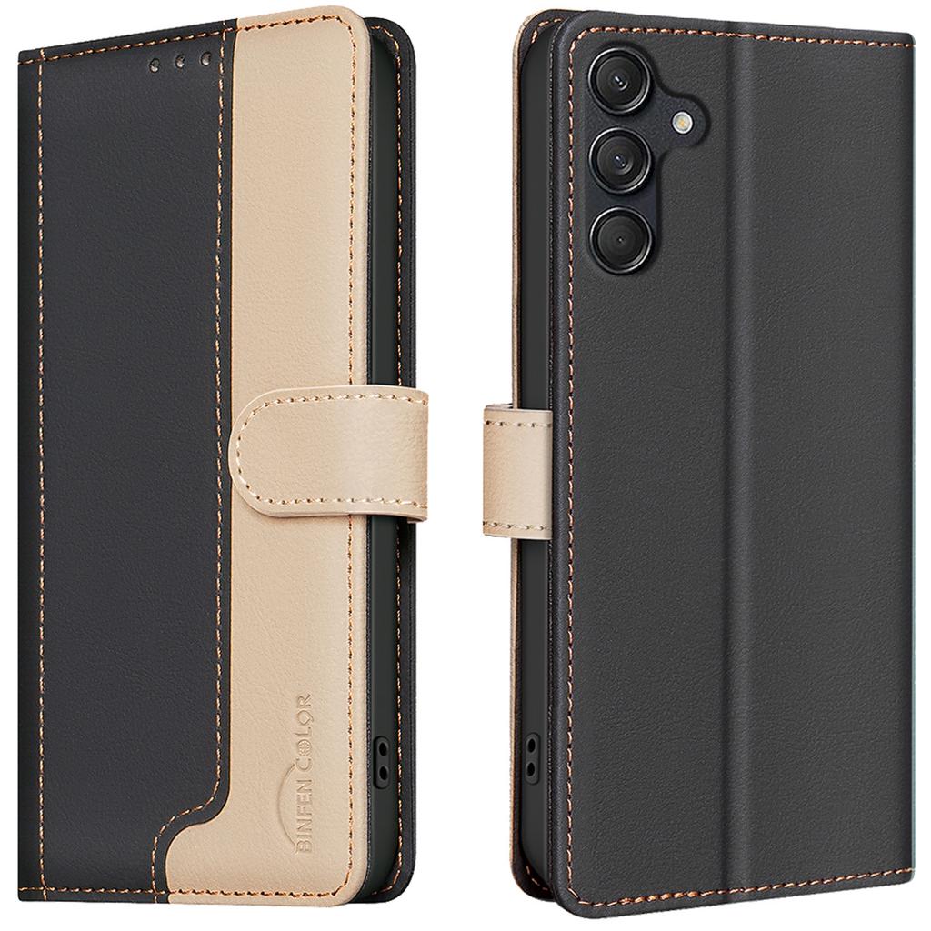 For Samsung Galaxy A14 5G/4G Case PU Leather RFID Blocking Phone Cover