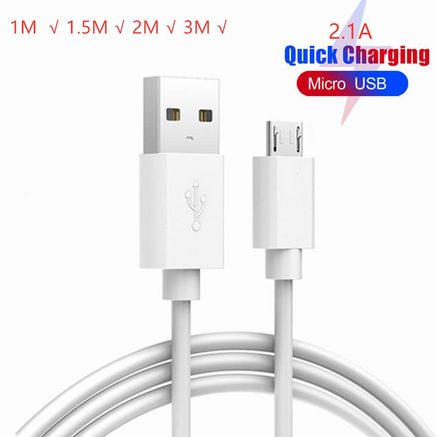 1M 2M 3M Micro USB зарядное устройство кабель шнур для Samsung S6 Xiaomi планшеты мобильные телефоны
