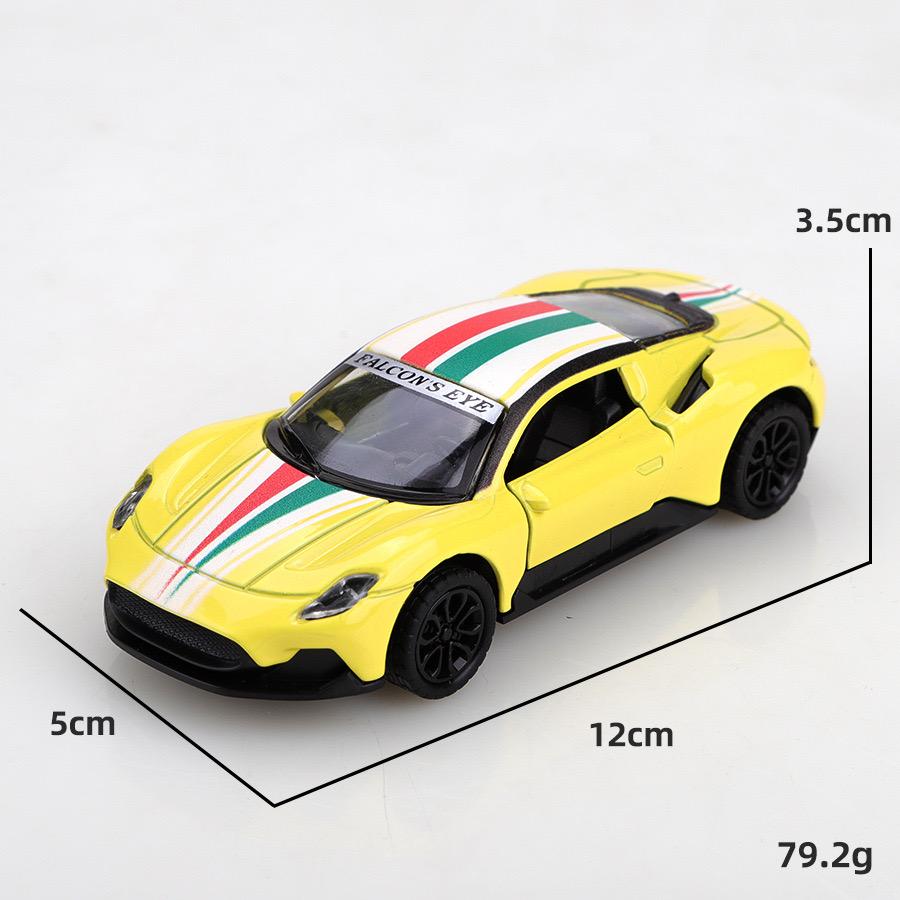Серия F racing 1:36 симуляционных моделей автомобилей из сплава с функцией оттягивания назад, дети могут открывать двери, коллекционная игрушка