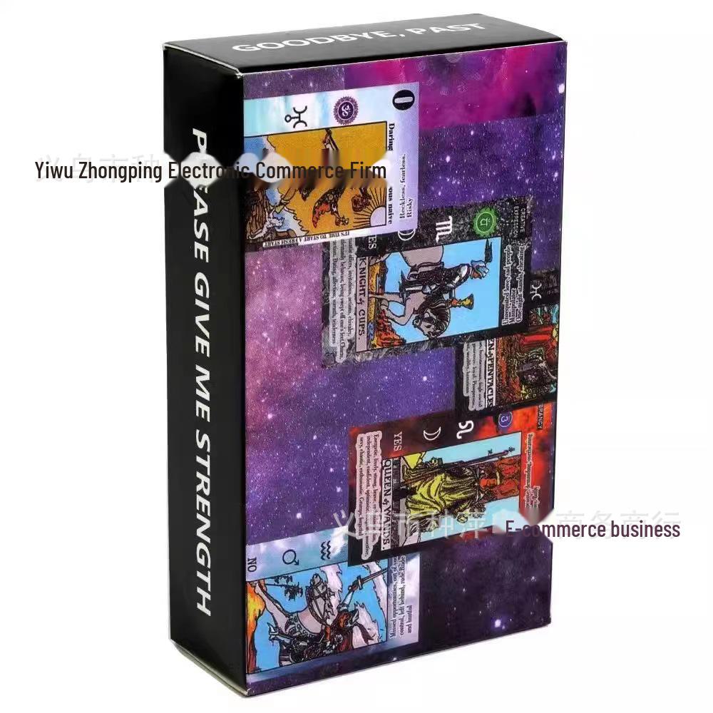 Карты Таро «Неоновый Кот-Всадник» — колода Уэйта на английском языке