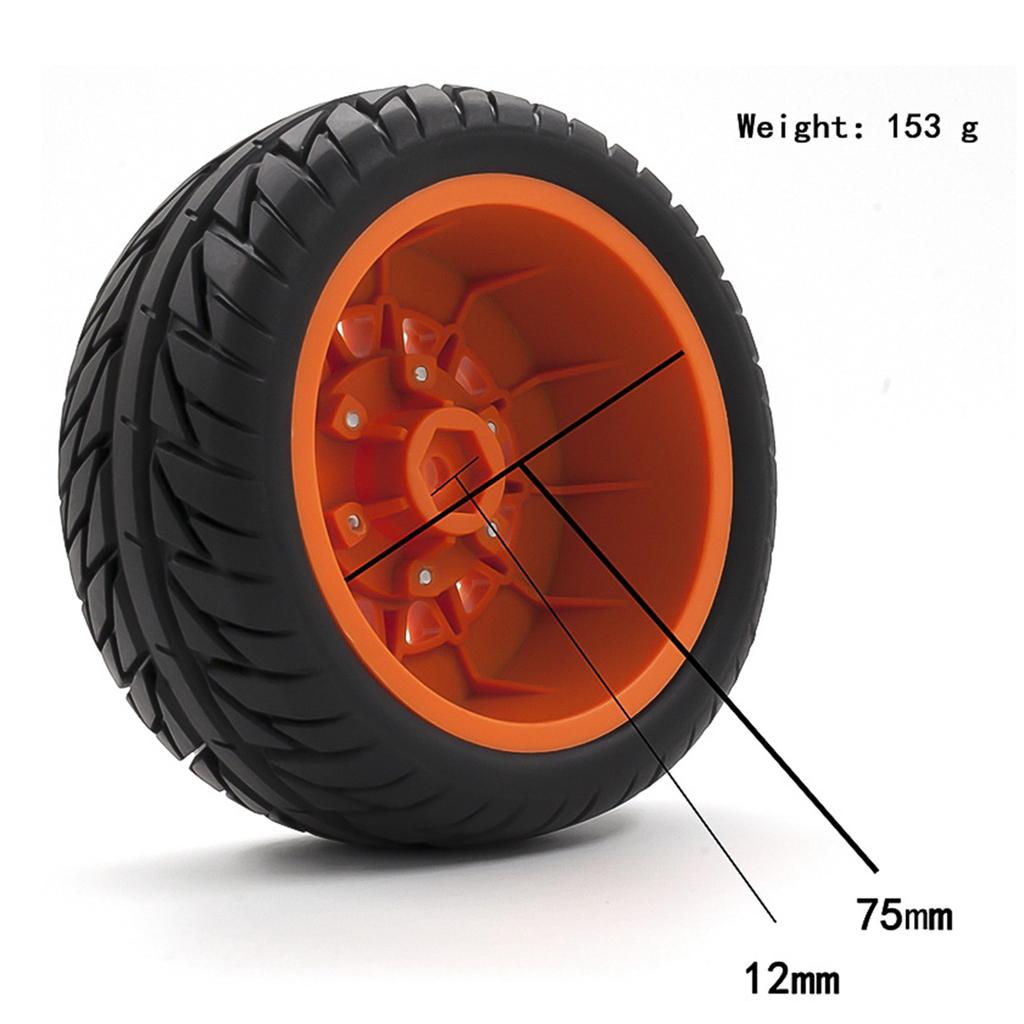 Remote Control Car Tires 4pcs Replacements for 12MM 14MM 17MM ARRMA TRX HSP Tamiya HPI Off road Vehicle Short Truck