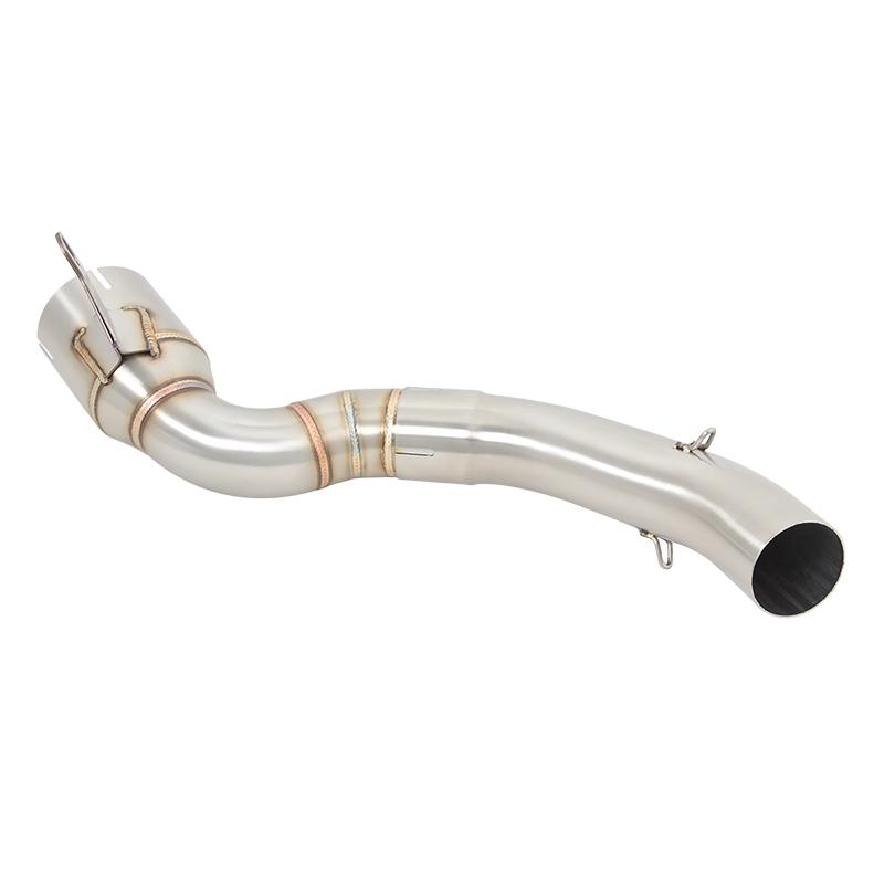 Slip On For KTM DUKE200 DUKE 200 2020 2021 2022 2023 Motorcycle Exhaust System Middle Link Pipe 51mm Escape Moto Stainless Steel