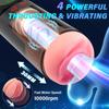 Sex Toys Automatic Male Masturbator - Adult Toys Penis Pump 4 Sucking, Vibration and Thrust Modes Pocket Pussy Vagina Male Stroker