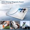 KEYSION Прозрачный противоударный чехол MagSafe для Samsung Galaxy S25 Ultra 5G Магнитная беспроводная зарядка Прозрачный чехол для телефона