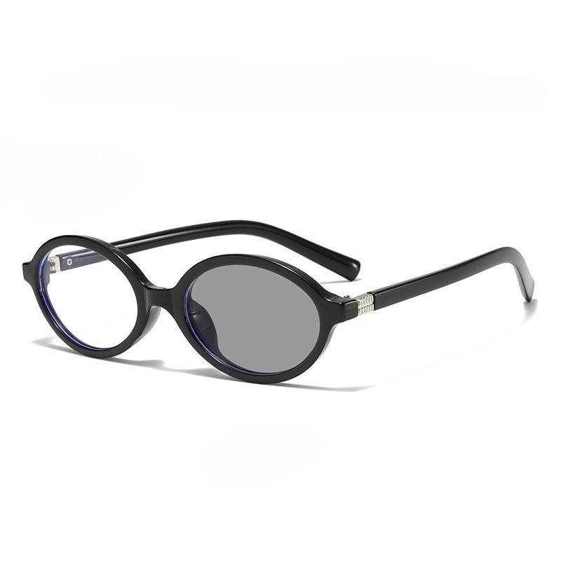Ретро Овальная Оправа Фотохромные Очки для Чтения Женские Плюс Диоптрии Очки Мода Анти-синий Свет Рецептурные Солнцезащитные Очки