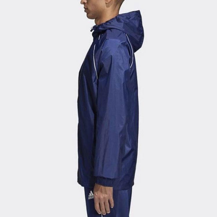 adidas Куртки Мужские Синие С Капюшоном Умеренные Другие CV3694