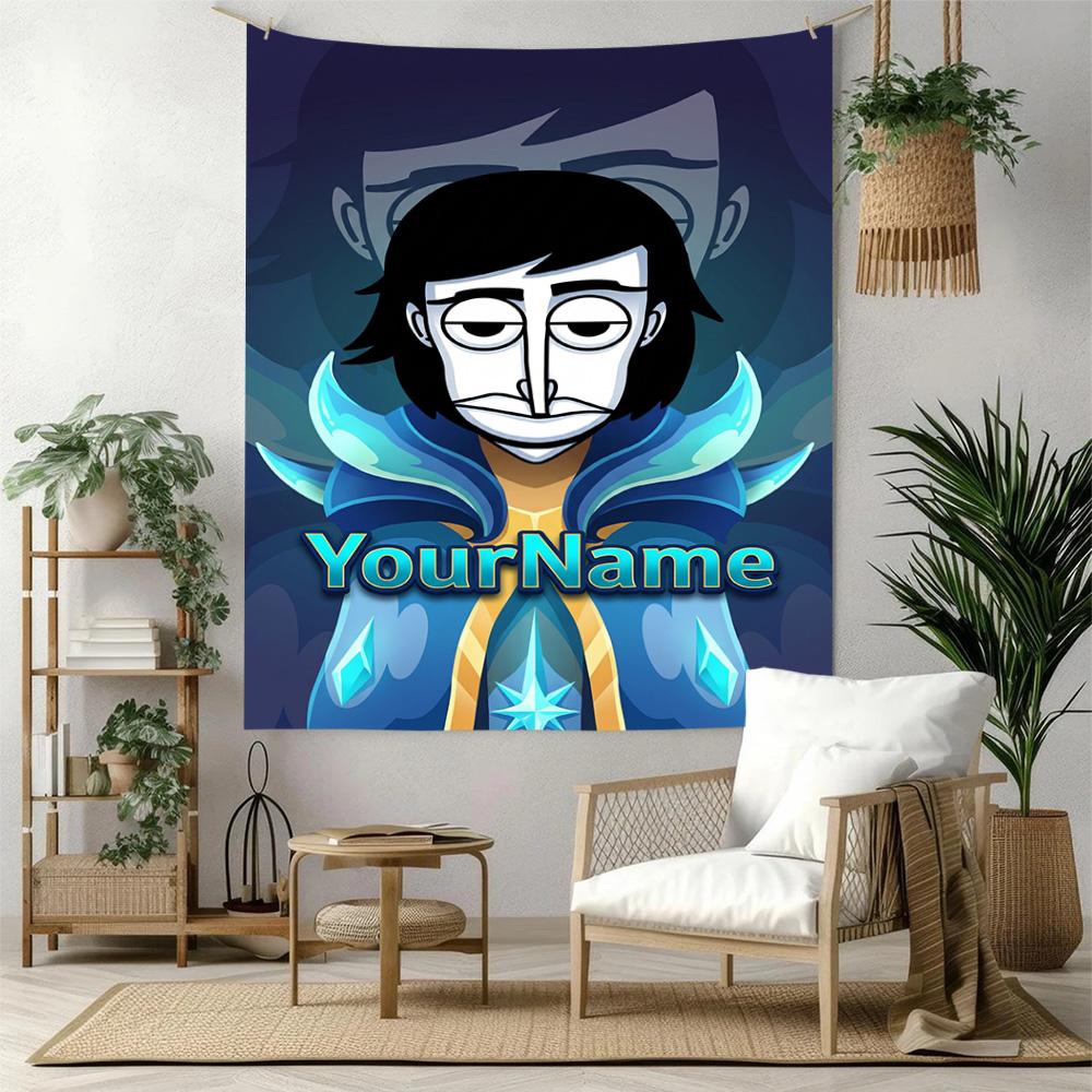 Incredibox Custom Your Name Wall Decor Tapestry Art For Pet Memorial Birthdaywedding Party Backdrop Family Gift