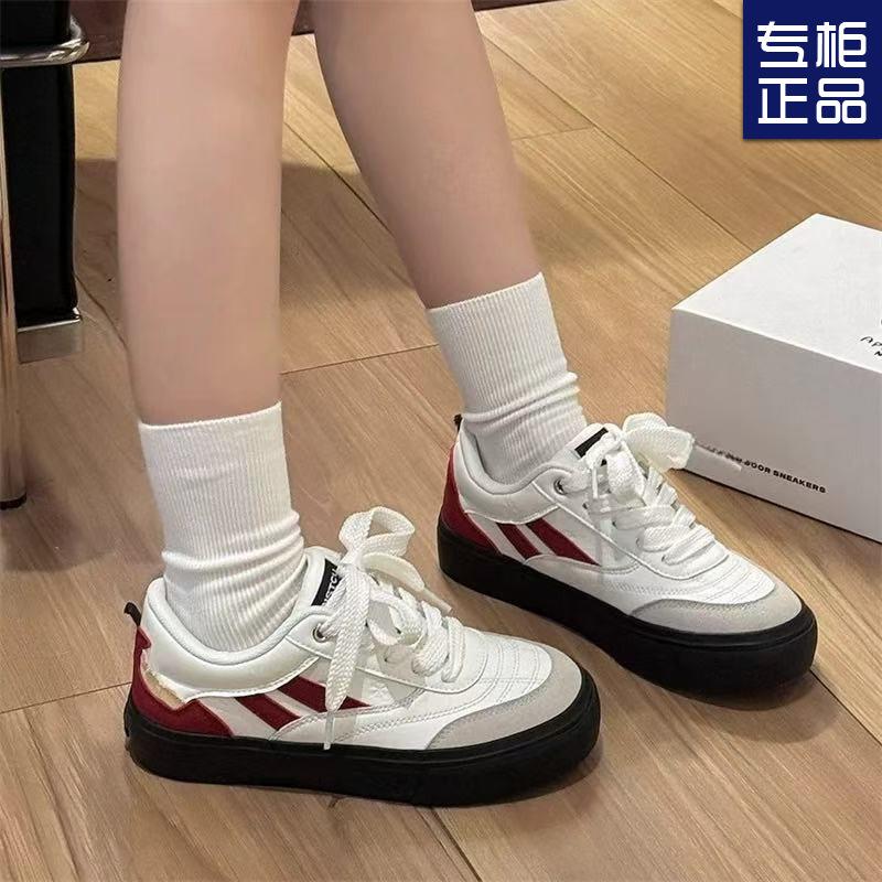 2025 Spring and Autumn New Niche Apple Board Shoes Women's Original Little White Shoes Versatile Platform Casual Shoes Children
