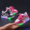 Girls' Letter-light Board Shoes Spring Soft-soled Sneakers for Kids Boys' Casual Light Shoes