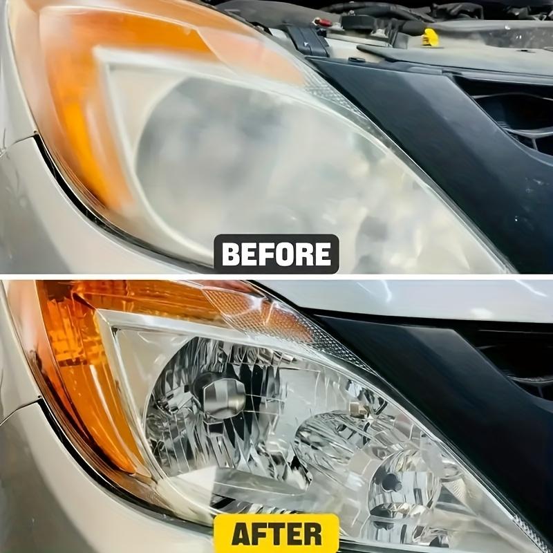 Car Headlight Renovation and Maintenance Cream, Headlight Gloss Paste, Yellowing Atomization Treatment