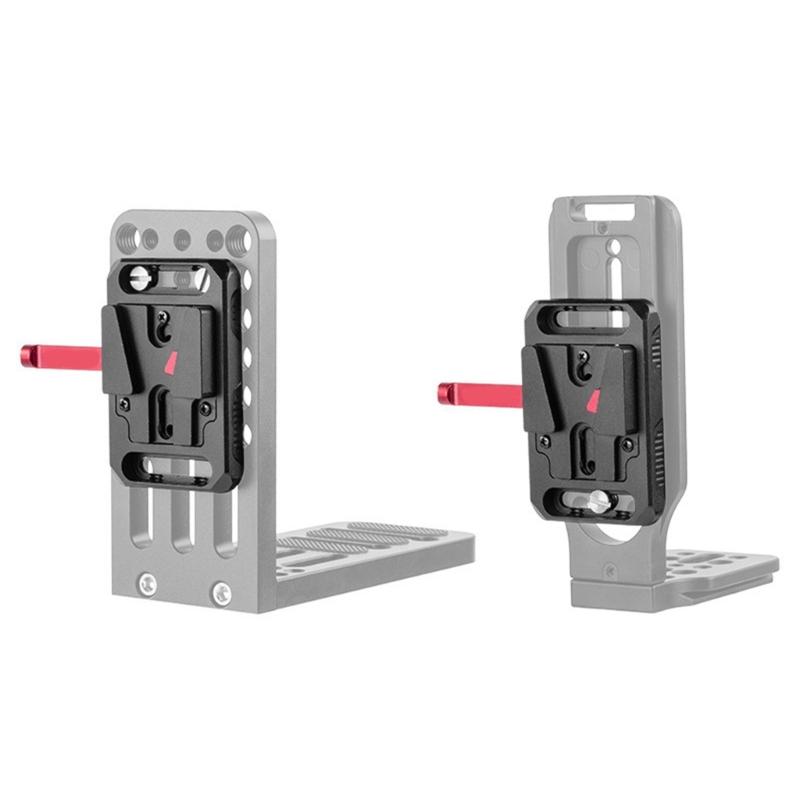 Plate для батареи V-Mount, зажимы для стержней, крепление V-Lock, адаптер базовой пластины для батареи для питания камеры, аксессуары для фотосъемки
