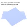 100x100x0.5/1.0/2.0mm Silicone Thermal Pad Sheet Computer PC CPU Graphics Chip Heat Sink Heatsink Cooling Conductive Thermal Pad