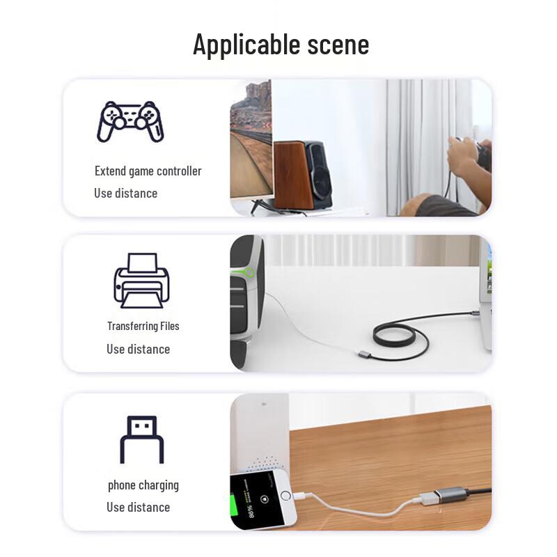 USB 3.0 Active Extension Cable with Signal Amplifier