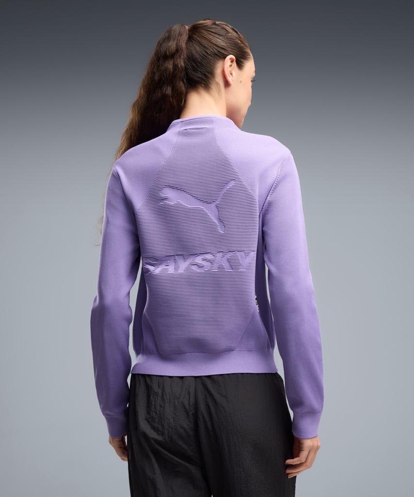 PUMA [PUMA X Saysky] Long Sleeve Half Zip - Lavender Alert / 528992-46