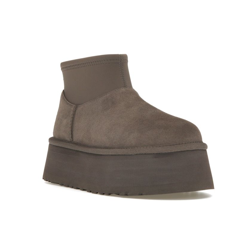 UGG Классические мини-кеды Dipper Thundercloud женские серые 1168170-THND